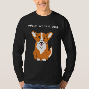 Camiseta Perro galés de Corgi feliz y lindo