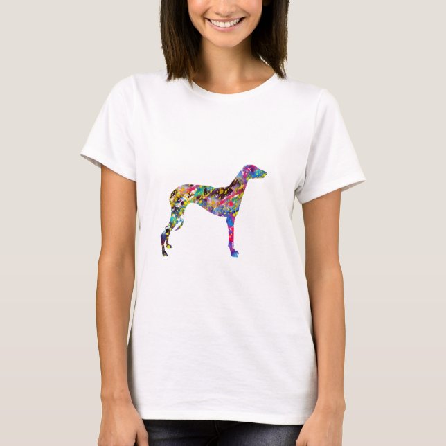 Camiseta Perro Galgo (Anverso)