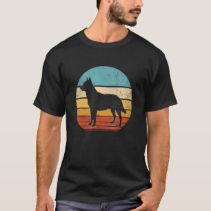 Camiseta Perro Ganadero Australiano Blue Heeler Retro Vinta