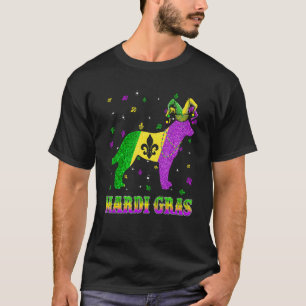 Camiseta Perro Ganadero Australiano Carnaval Mardi Gras Buf
