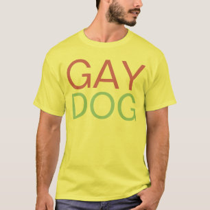 Camiseta perro gay