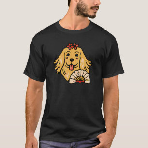 Camiseta Perro Geisha Retriever Dorado Terrier Lindo Hombre