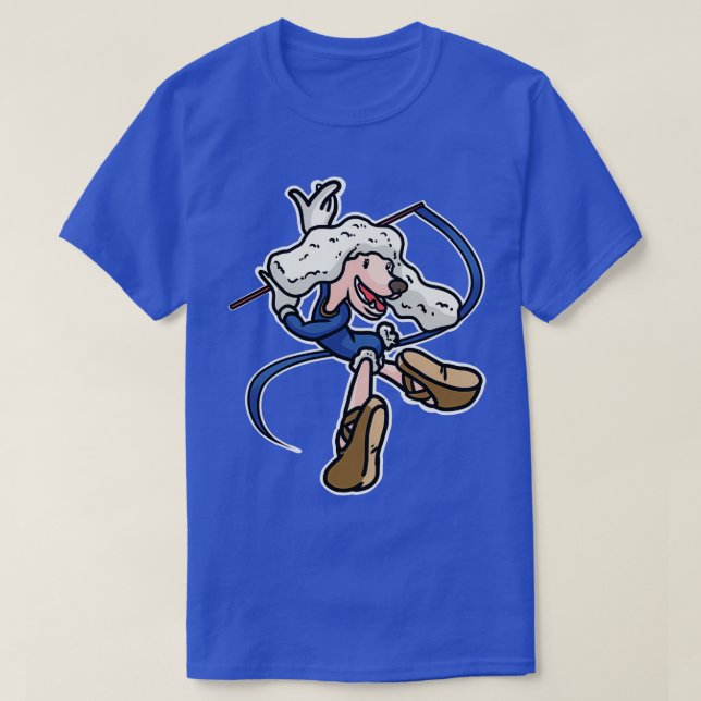 Camiseta Perro gimnástico (Diseño del anverso)