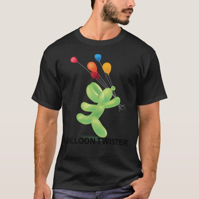Camiseta Perro globo que corre &quot;BALLOON TWISTER&quot;  (Anverso)