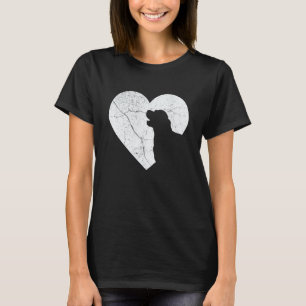 Camiseta Perro Golden Retriever Divertido Corazón Día de Sa