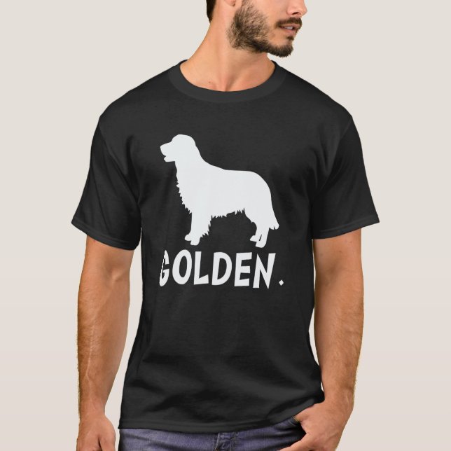 Camiseta Perro Golden Retriever lindo (Anverso)