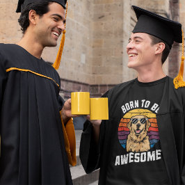 Camiseta Perro Golden Retriever Nacido En Un Impresionante