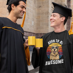 Camiseta Perro Golden Retriever Nacido En Un Impresionante 