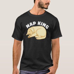 Camiseta Perro Golden Retriever Nap Sleeping Sleep Pajama N