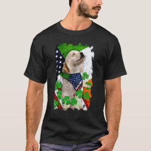 Camiseta Perro Golden Retriever Orgulloso Y Patriótico Band