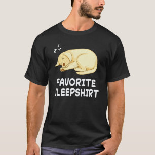 Camiseta Perro Golden Retriever Sueño Dormido Dormir Pijama