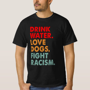 Camiseta Perro gracioso amante del agua bebe Perros de amor