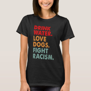 Camiseta Perro gracioso amante del agua bebe Perros de amor