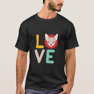 Camiseta Perro gracioso chihuahua de porra marrón aguda