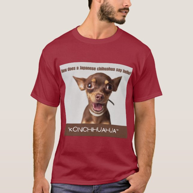 Camiseta Perro gracioso Cómo lo hace un japonés (Anverso)