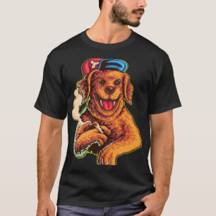 Camiseta Perro gracioso con dibujo gorra Mejor diseño