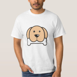 Camiseta Perro gracioso con hueso