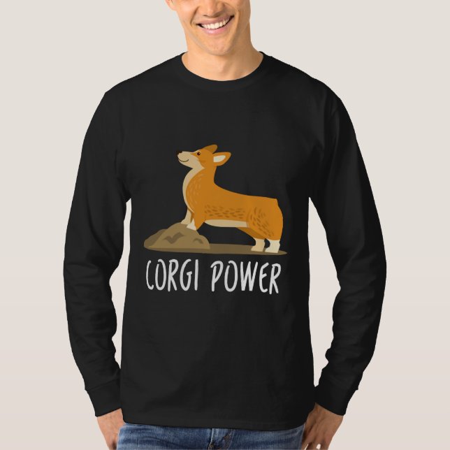 Camiseta Perro gracioso Cute Corgi Amp (Anverso)