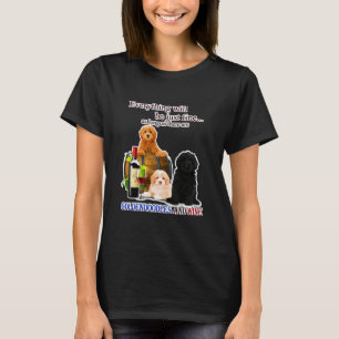 Camiseta Perro gracioso de Goldendoodle Perro grande cualqu