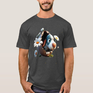 Camiseta Perro gracioso en huevo Diseño Para los amantes de