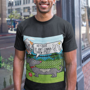 Camiseta Perro gracioso enojado por la falta de atención de