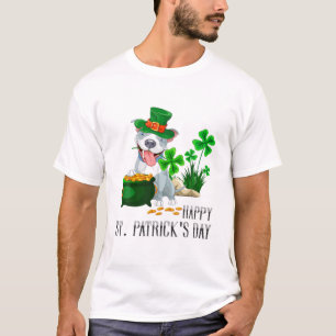 Camiseta Perro gracioso feliz Día de San Patricio
