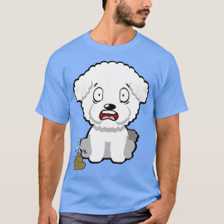 Camiseta Perro gracioso huele a poo apestoso