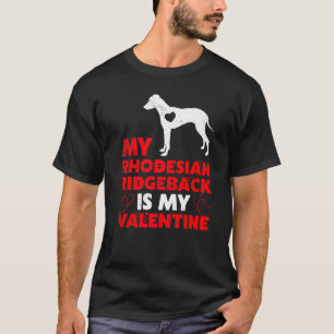 Camiseta Perro gracioso mi regreso rotundo es mi San Valent