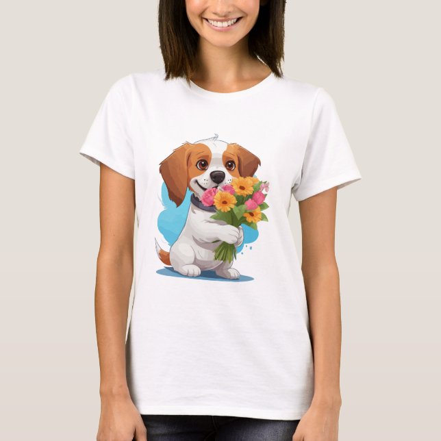 Camiseta Perro gracioso para perros amantes de la dieta (Anverso)