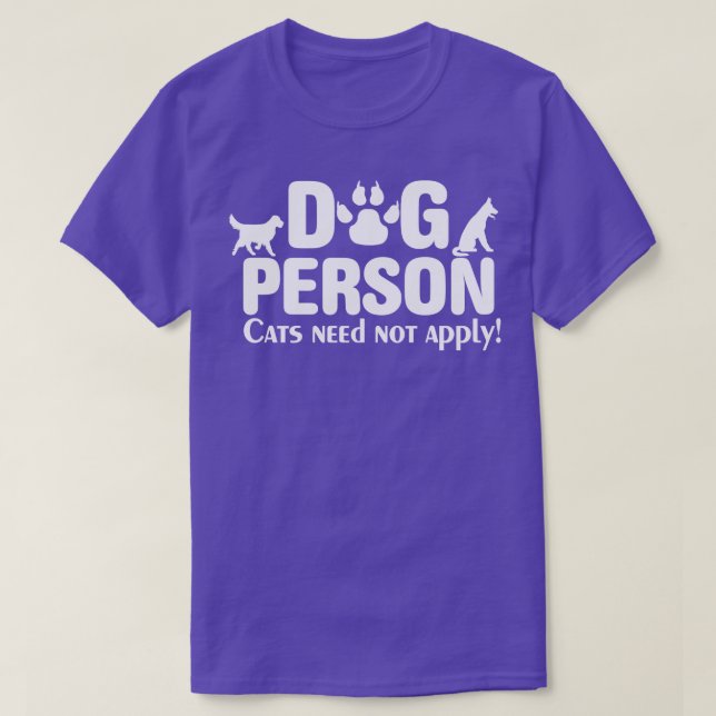 Camiseta Perro gracioso Perro Perro Perro Perro Los Gatos N (Diseño del anverso)