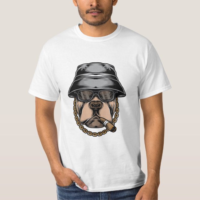 Camiseta Perro grande (Anverso)