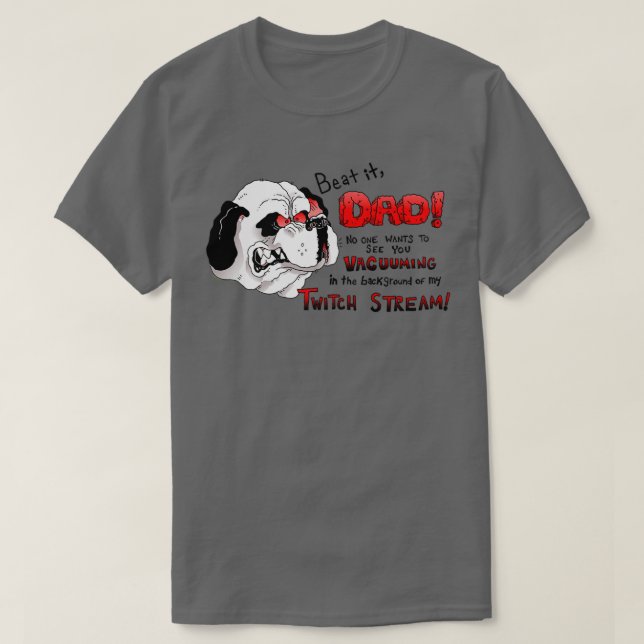 Camiseta Perro grande 1  (Diseño del anverso)
