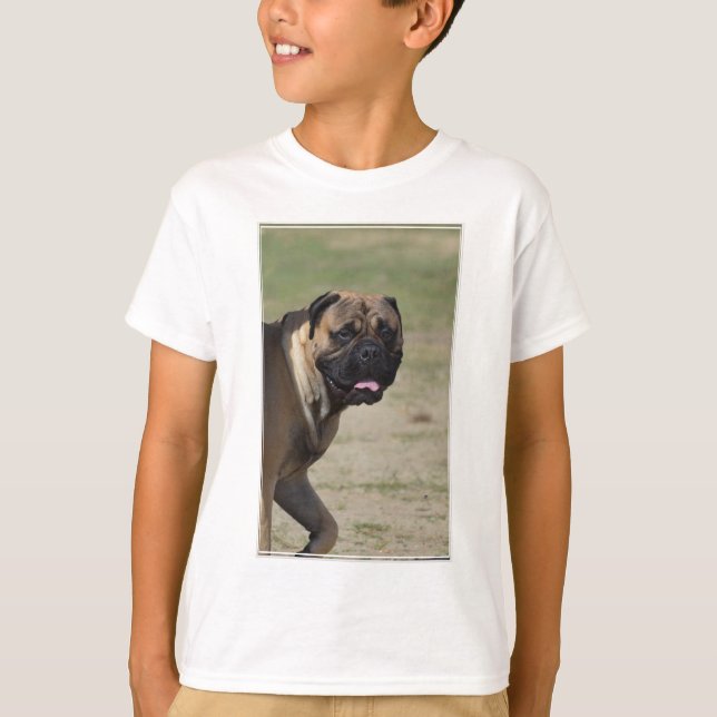 Camiseta Perro grande del mastín (Anverso)