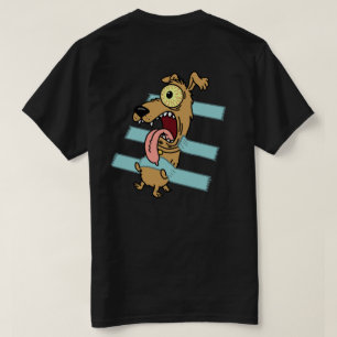 Camiseta Perro Gritando Pegado con Cinta ـ Dank Meme 2026