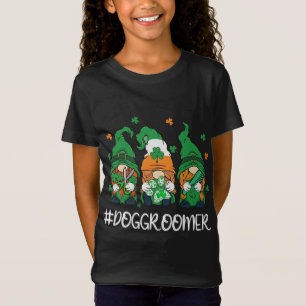 Camiseta Perro Groomer Mascota Grooming Life Gnomes Happy S