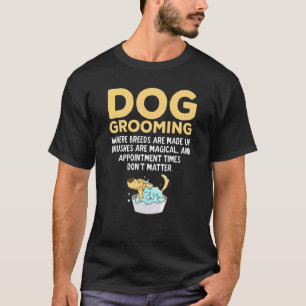 Camiseta Perro Groomer Vintage Raza Chiste Mascota Perro Gr