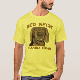 CAMISETA PERRO GUARDIÁN ROJO DEL CUELLO