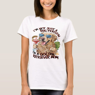 Camiseta Perro Guay con gafas de sol bebiendo