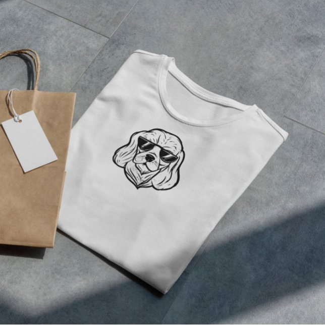 Camiseta Perro Guay de gafas de sol (Subido por el creador)