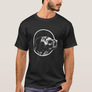 Camiseta Perro Guay Negro lindo Labrador Recuperador Animal