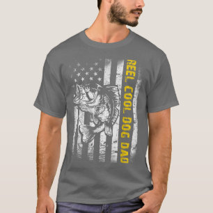 Camiseta Perro Guay Reel Hombres Papá Pescar