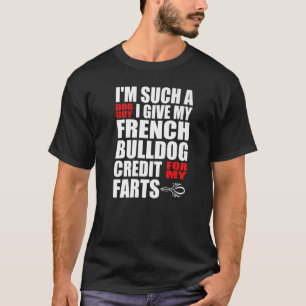 Camiseta Perro Guy Bulldog francés Chiste de peinado para h
