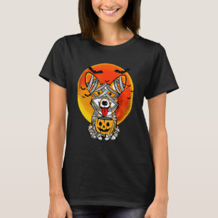 Camiseta Perro Halloween disfraces Welsh Corgi Mummy Pumpki