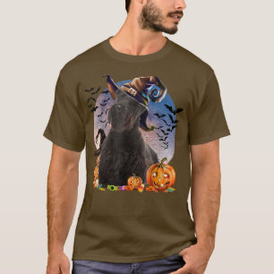 Camiseta Perro Halloween Escocia Terrier Jack O Lantern Pum