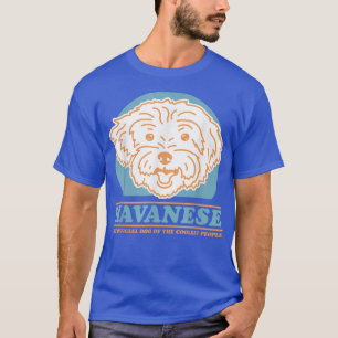 Camiseta Perro Havanés Del Perro Perro Más Coolero Habanés