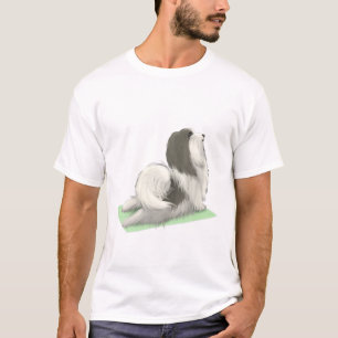 Camiseta Perro Havanés Yoga Pose Meditación Zen Workout Exe