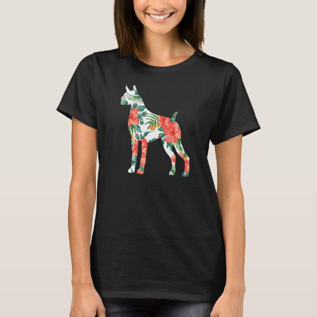 Camiseta Perro Hawaiano Boxer Aloha (Anverso)