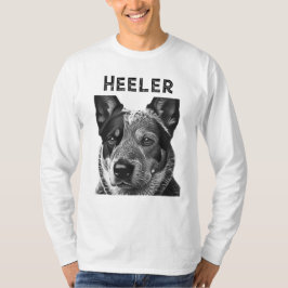 Camiseta Perro Heeler Azul Heeler