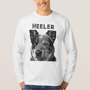 Camiseta Perro Heeler Azul Heeler