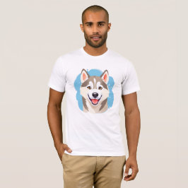 Camiseta Perro hueso humilde hueso divertido de Siberia